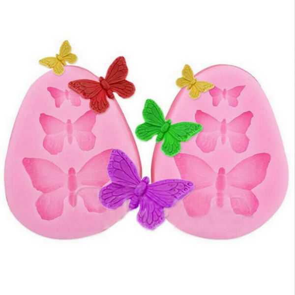 3 butterfly (examples) silicone mould