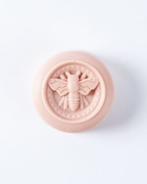 Bee Soap Round Bar – Silicone Mould