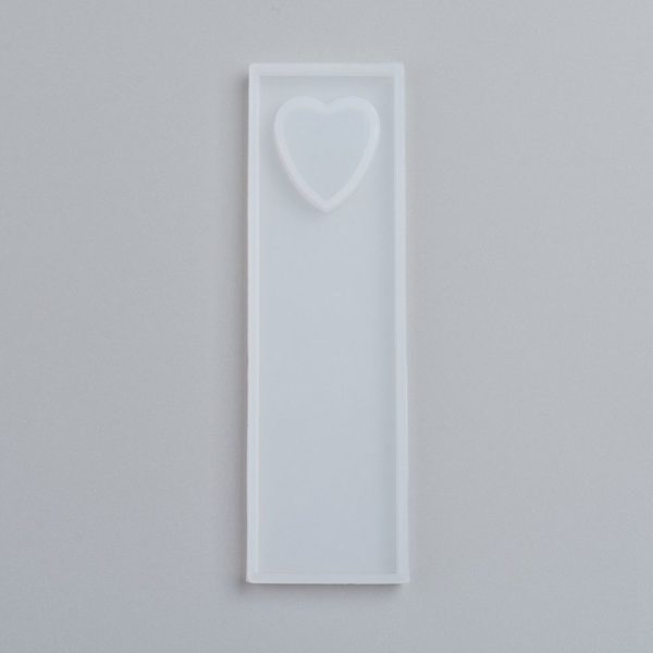 Heart bookmark silicone mould