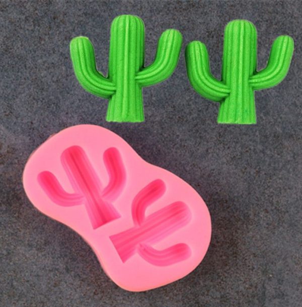 Western cacti examples and silicone moulds