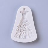 Dress food grade silicone mould