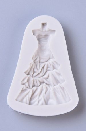 Dress food grade silicone mould