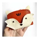 FIMO polymer clay Leather-effect purse