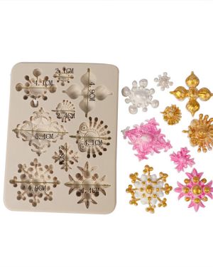 Floral Shapes (9) – Silicone Mould