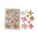 Floral Shapes 9 Designs – Silicone Mould