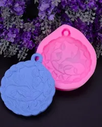 Magpie and Leaf Pendant – Silicone Mould