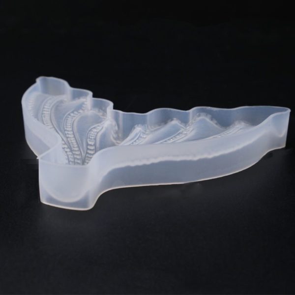 Mermaid fish tail silicone mould front tilted