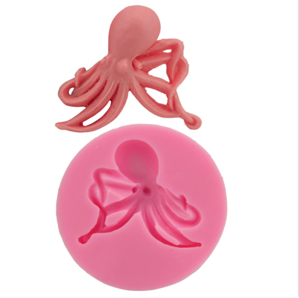 Octopus silicone mould and example