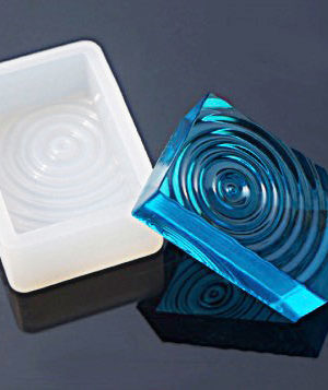 Ripple wave silicone mould