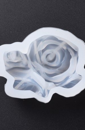 Rose silicone mould front view