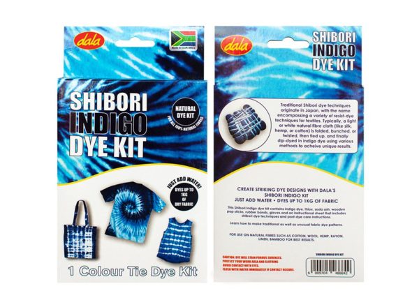 Shibori indigo tie dye kit by Dala