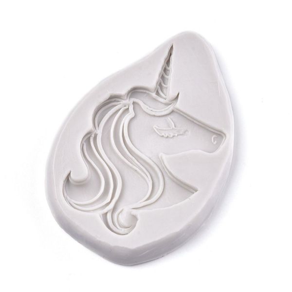 Unicorn with closed eyes silicone mould