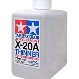 250ml acrylic thinners in a plastic bottle