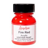 Leather Paint Fire Red by Angelus