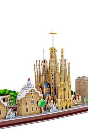 City Line of Barcelona 3D Puzzle with 186 pieces