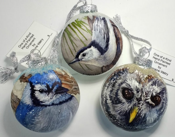 Bird Ornaments by Lorraine Watry