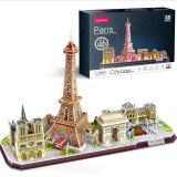 CubicFun Paris City Line LED 3D Puzzle