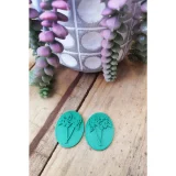 Clay Stamp - Roses with Stem Pattern (L/R) S009-D