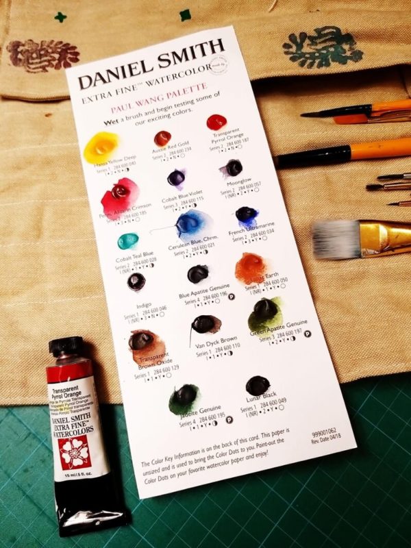 Daniel Smith Watercolour Dot Card