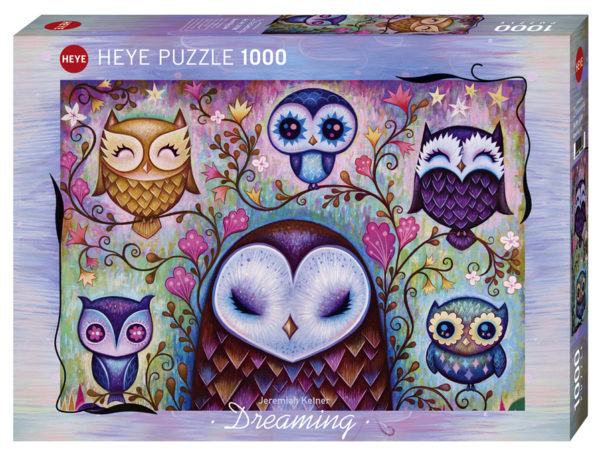 Great big owl 1000 piece puzzle box view