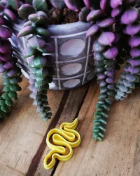 Earring Clay Cutter EC076 Curly Snake Shape