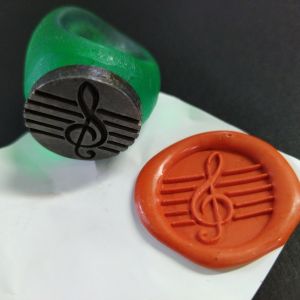 Music note Jax Wax resin seal