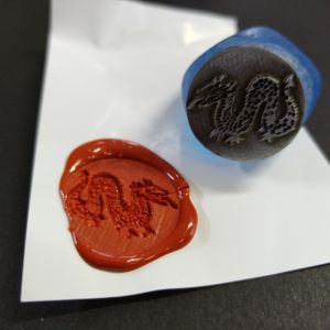Chinese dragon Jax Wax resin seal