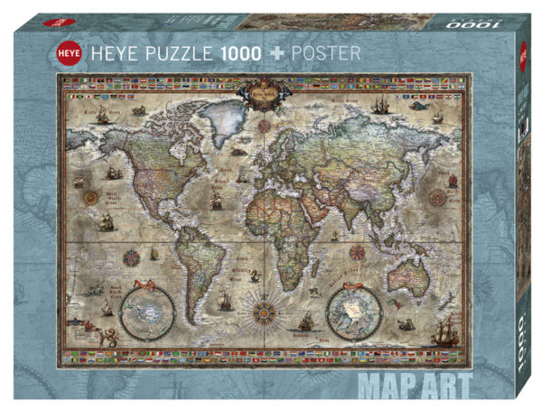 retro world puzzle box view