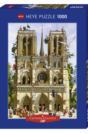 1000 piece puzzle Viva Notre Dame box view