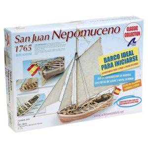 San Juan Nepomuceno Jolly Boat wooden model ship Kit by Artisania