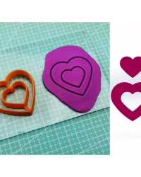 Clay Cutter – Heart with Insert Shape EC075B