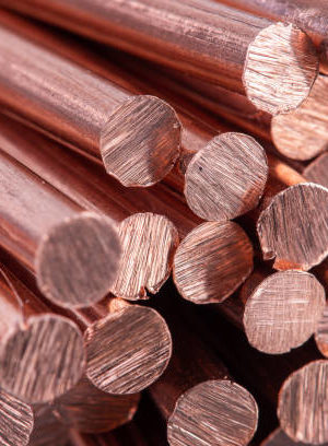 Various Sizes copper rods by K&S Precision Metals