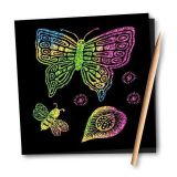 Butterfly scratch art