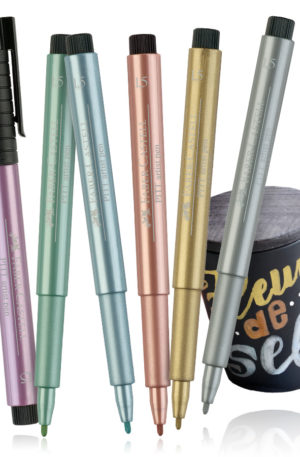 Metallic Pitt pens in various colours
