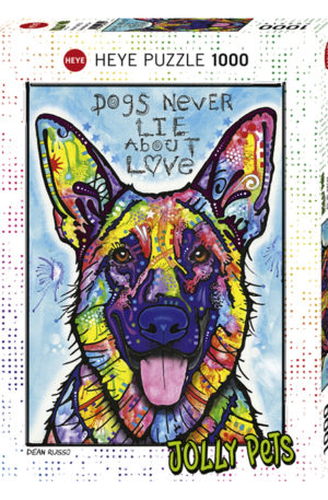 Dogs Never Lie 1000pce puzzle by Heye