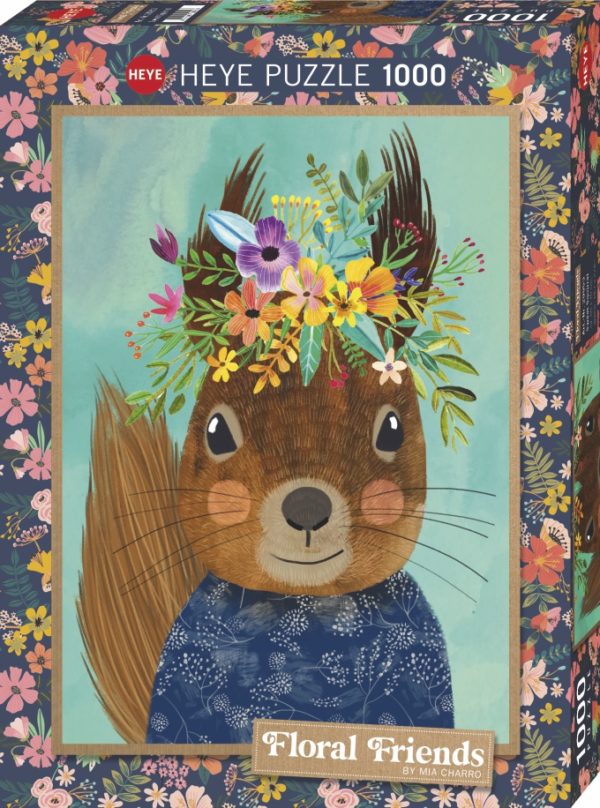 Sweet Squirrel 1000pce puzzle by Heye