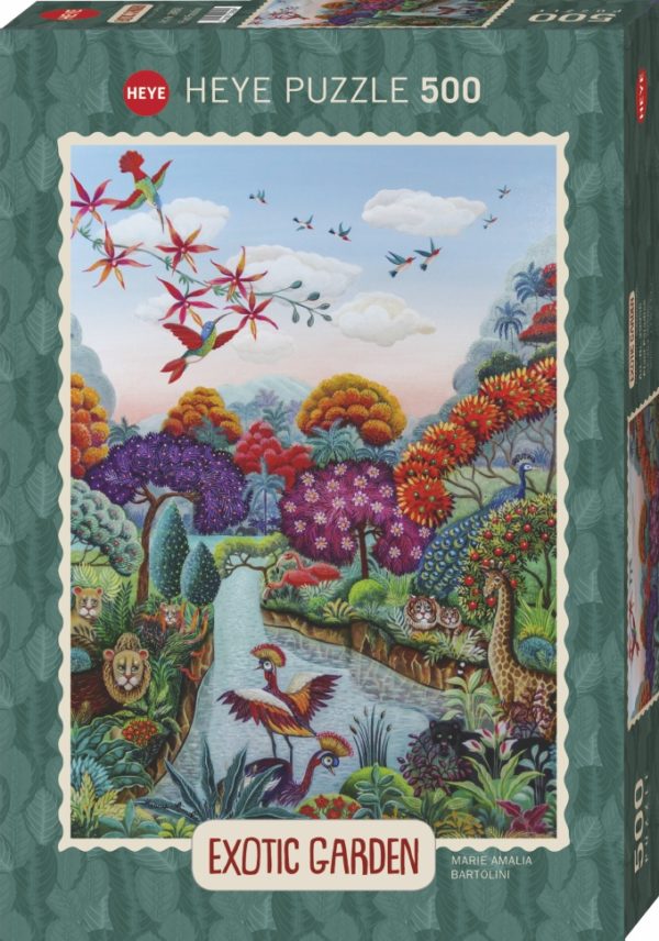 Exotic Garden 500pce puzzle by Heye