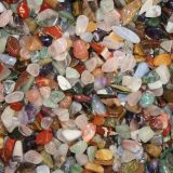 Tumbled stones in 100 gram bags