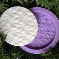 Silicone Coaster Mould – Cannabis Leaf #2