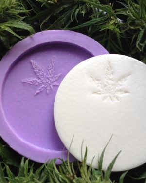 Cannabis Coaster #3 Silicone Moulds