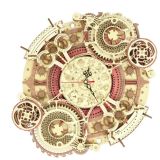 Zodiac Wall Clock 3D Wooden Puzzle