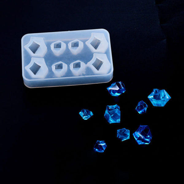 Examples of jewel nuggets from the nugget silicone mould