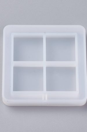 4 Squares silicone mould