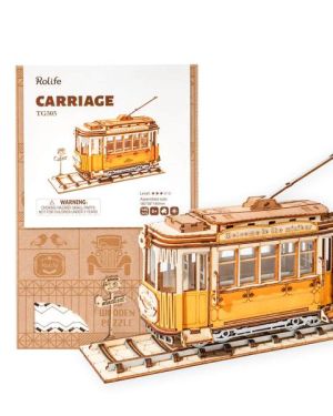Tramcar 3D Wooden Puzzle – Robotime
