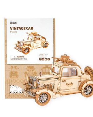 Vintage Car 3D Wooden Puzzle – Robotime