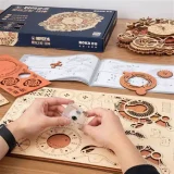 Time Art Zodiac Wall Clock assembly