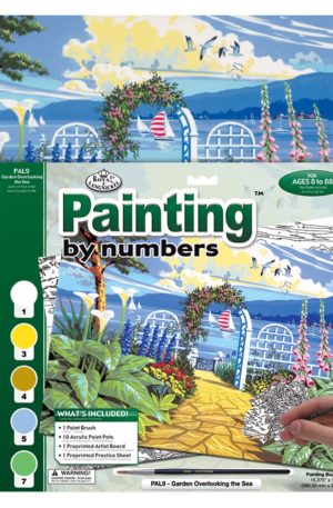 Garden Overlooking The Sea paint by numbers