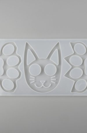 Cat claw and paw knuckleduster silicone mould