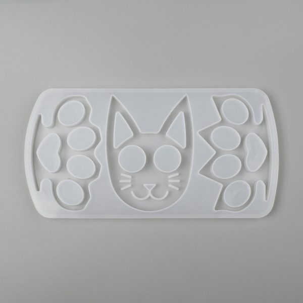 Cat claw and paw knuckleduster silicone mould