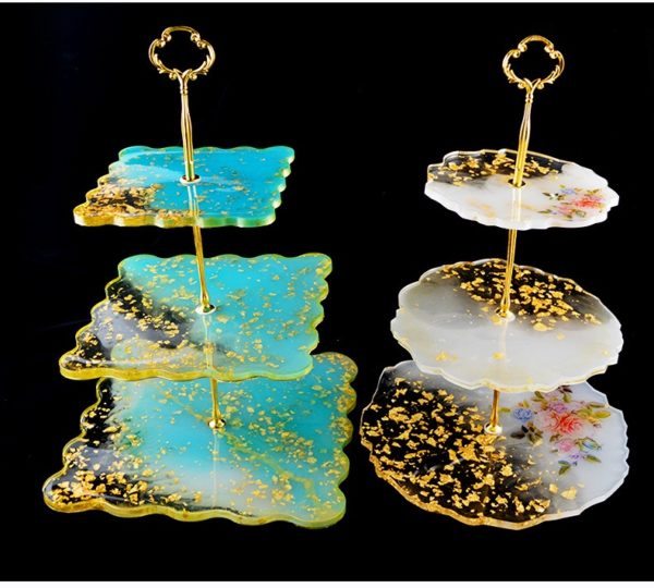 Examples made with the 3 tier resin tray holder